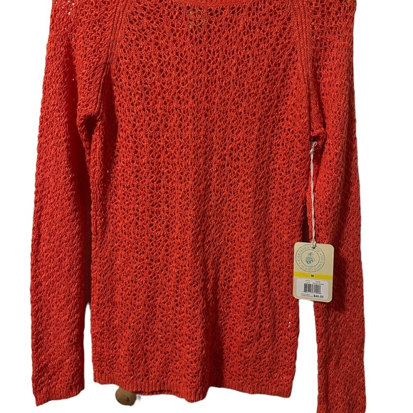 Caribbean Joe orange/red sweater - Picture 2 of 9